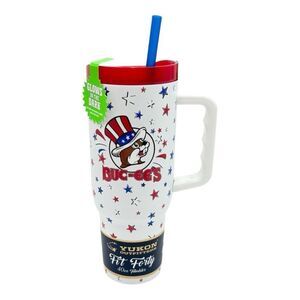 Buc-ee's Yukon Outfitters Fourth Of July 40oz Tumbler (Glow In The Dark)
